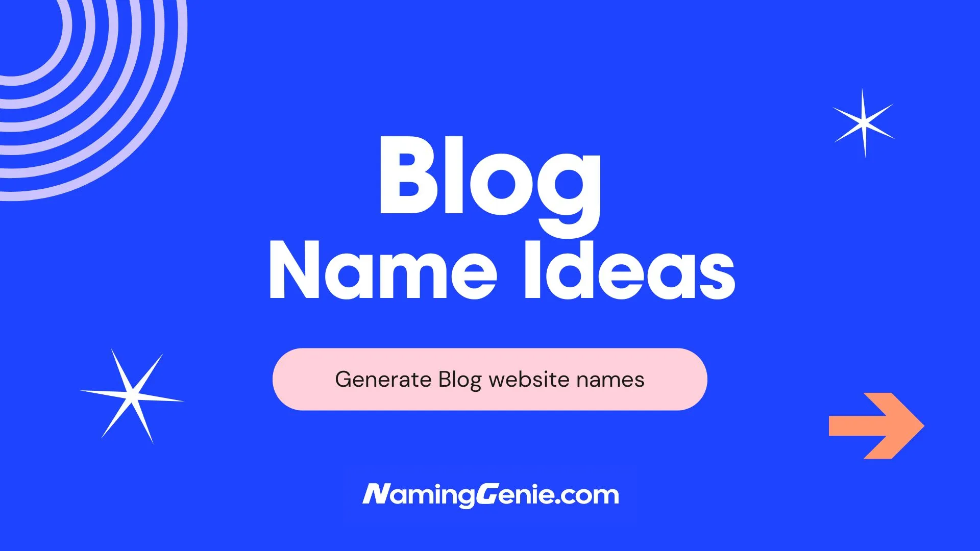 BLog Name Ideas