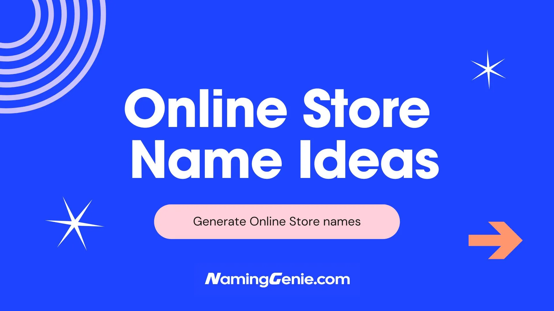 Online Store Name Ideas