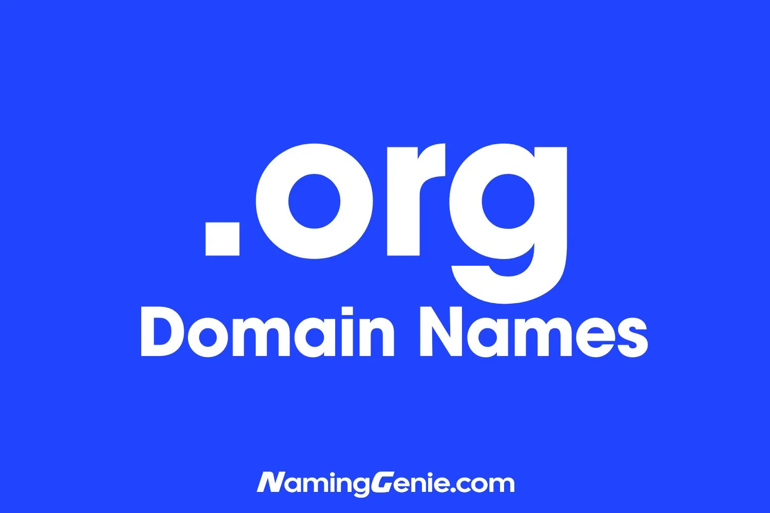 org domain names