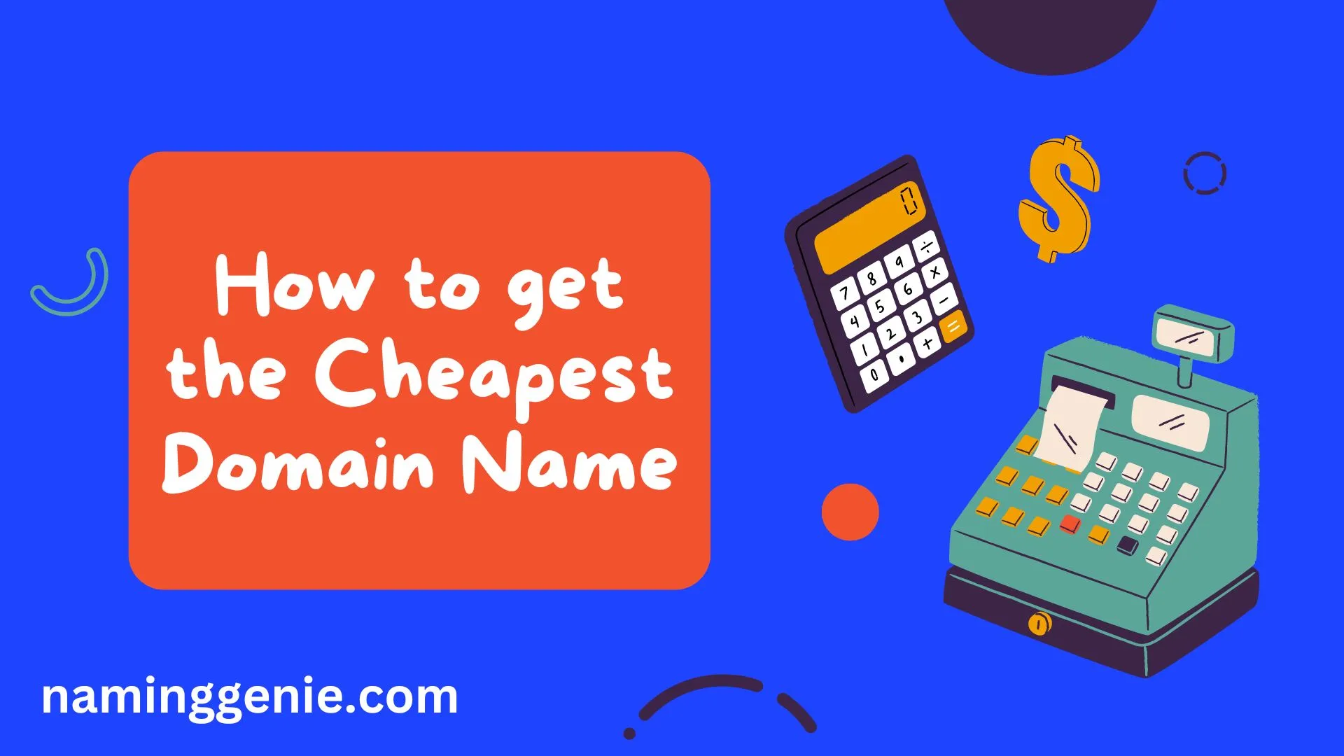 How to get cheapest domain name